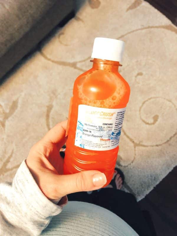 glucola drink for one hour glucose test