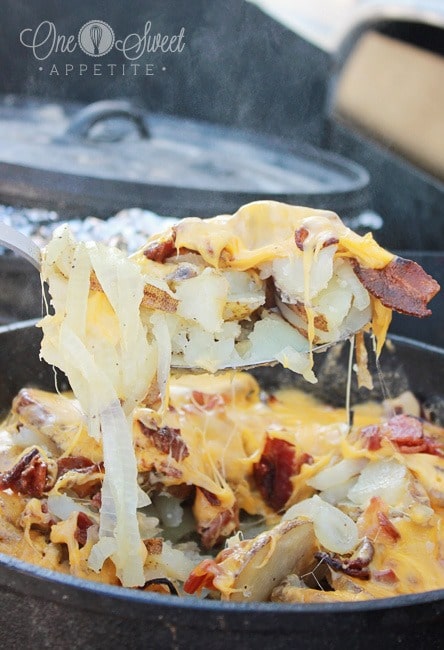 Dutch Oven Enchiladas - Camping Recipe by Fresh Off the Grid