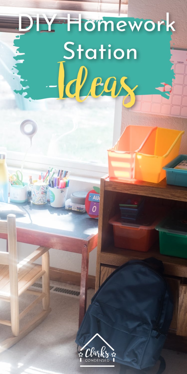 diy homework station ideas