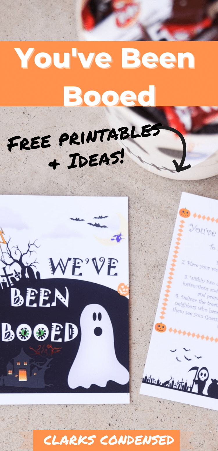 Free You've Been Booed Printables and Booed Basket Ideas