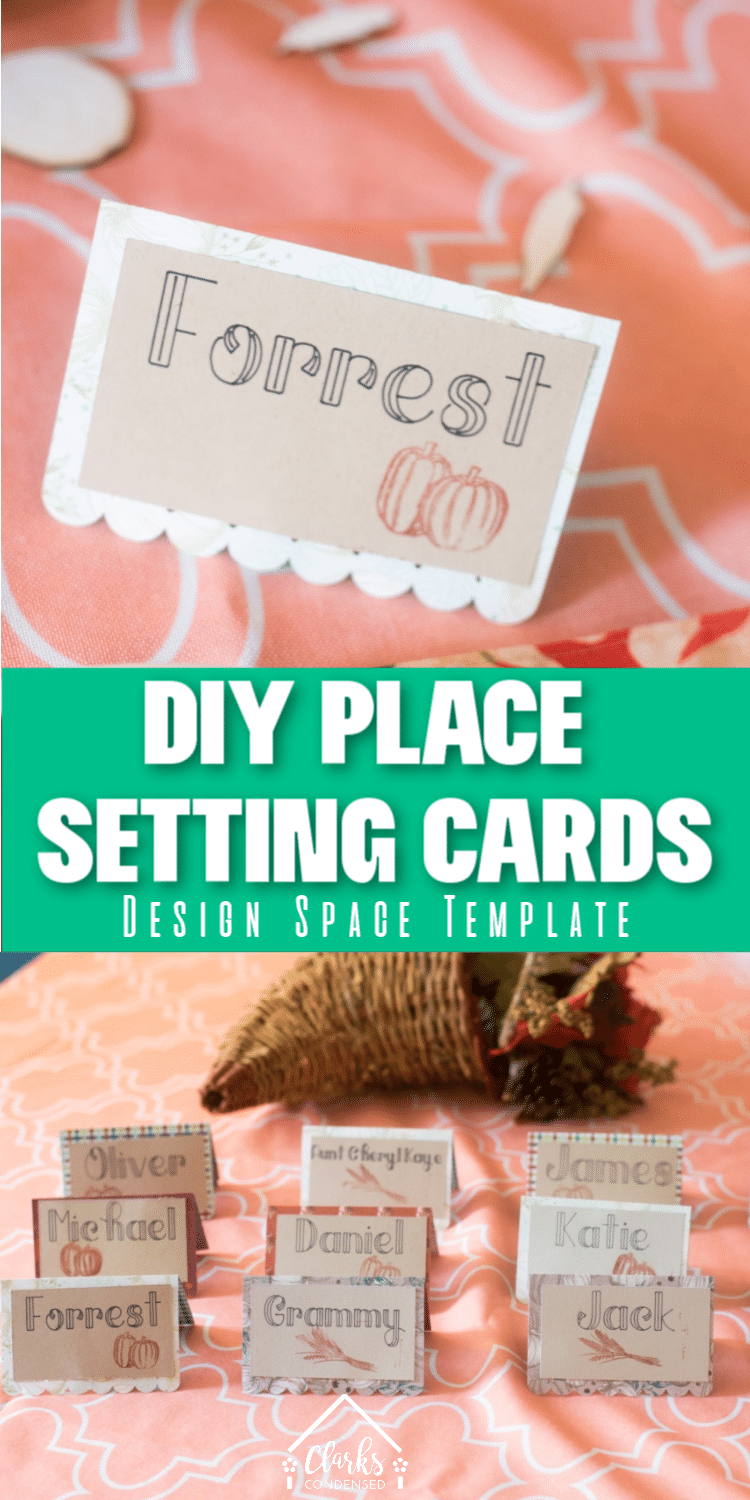 DIY Place Setting Cards