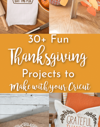 cricut thanksgiving projects