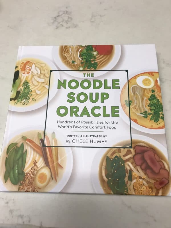 A close up of food, with Noodle and Cookbook