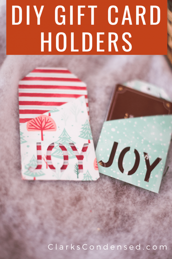 DIY Gift Card Holders