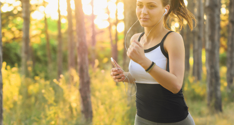 running lady