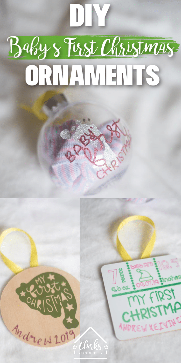 Diy Baby's First Christmas Ornament 