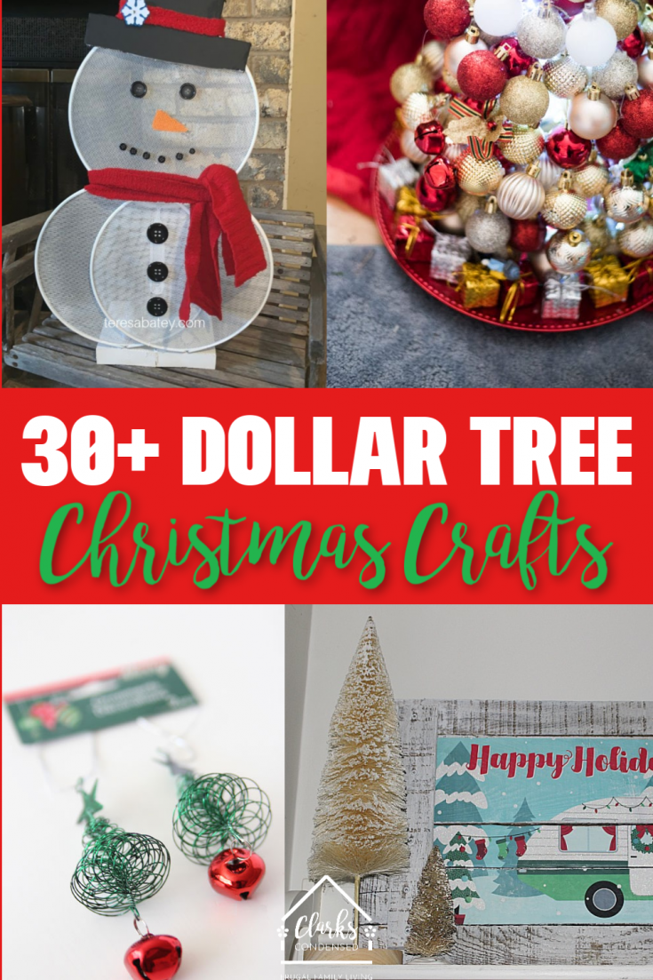 30+ DIY Dollar Tree Christmas Decor, Crafts and More - Clarks Condensed