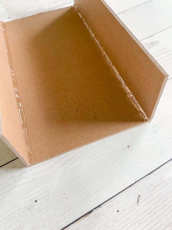 A close up of a box