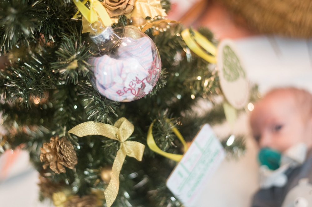 A close up of a christmas tree