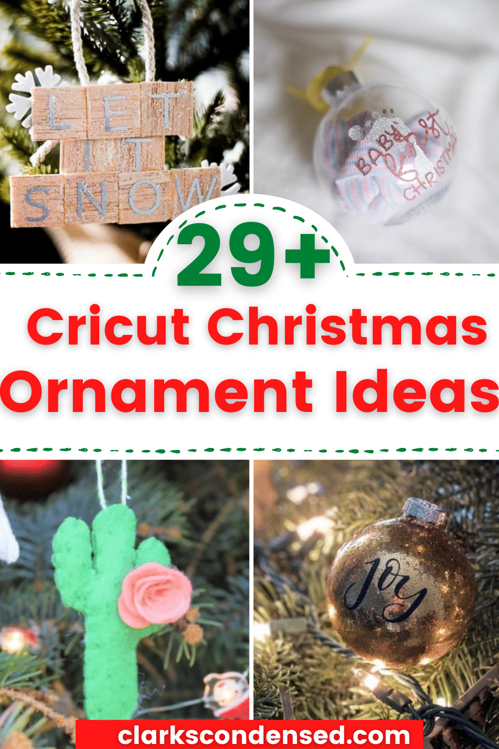 cricut christma ornament
