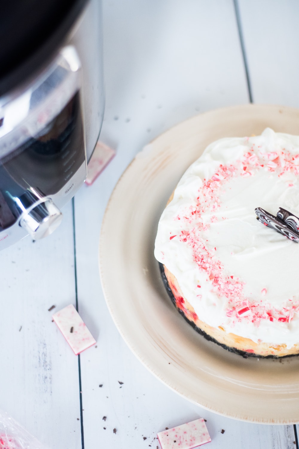 chocolate peppermint cheesecake