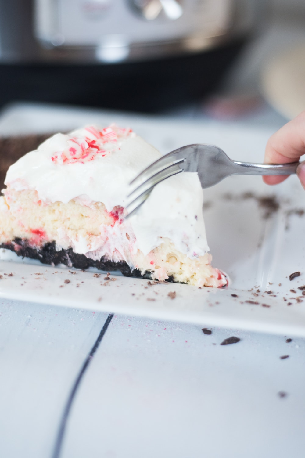 chocolate peppermint cheesecake