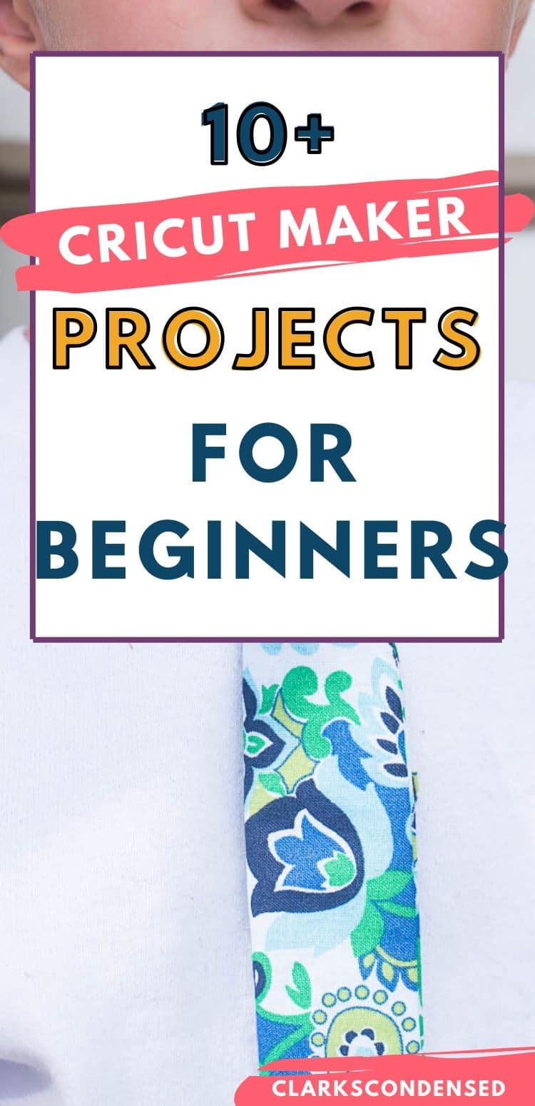 Cricut Maker Projects with a background image of a tie