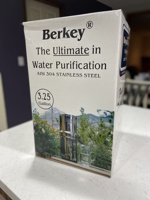 Berkey in its box.