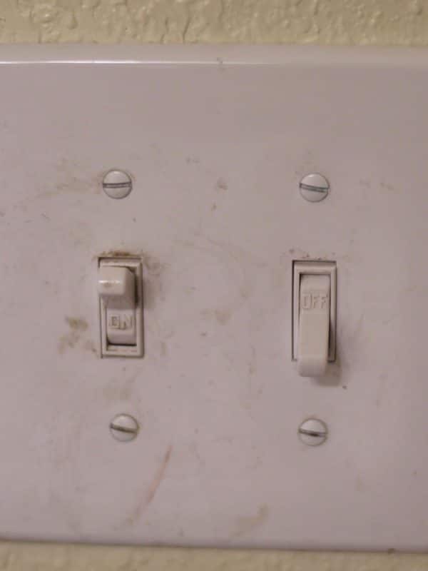 dirty light switch