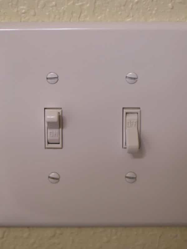 clean light switch