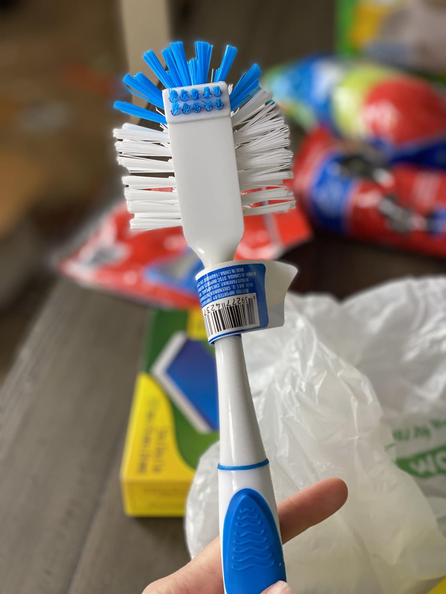 This Dollar Tree Brush Is Great for Cleaning Your Kitchen Sink