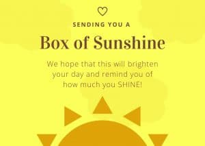 box of sunshine printable