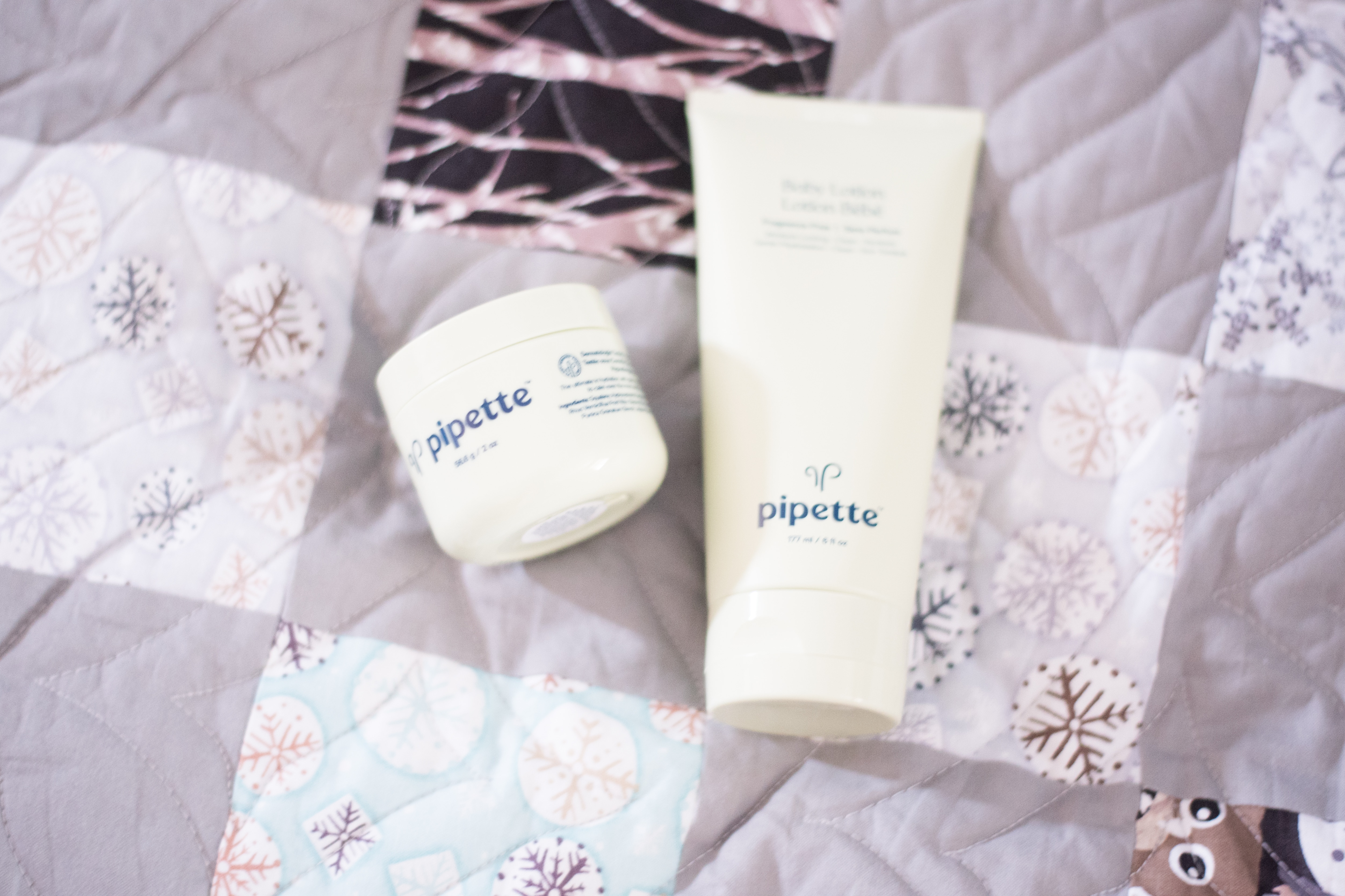 pipette baby balm and baby lotion cream
