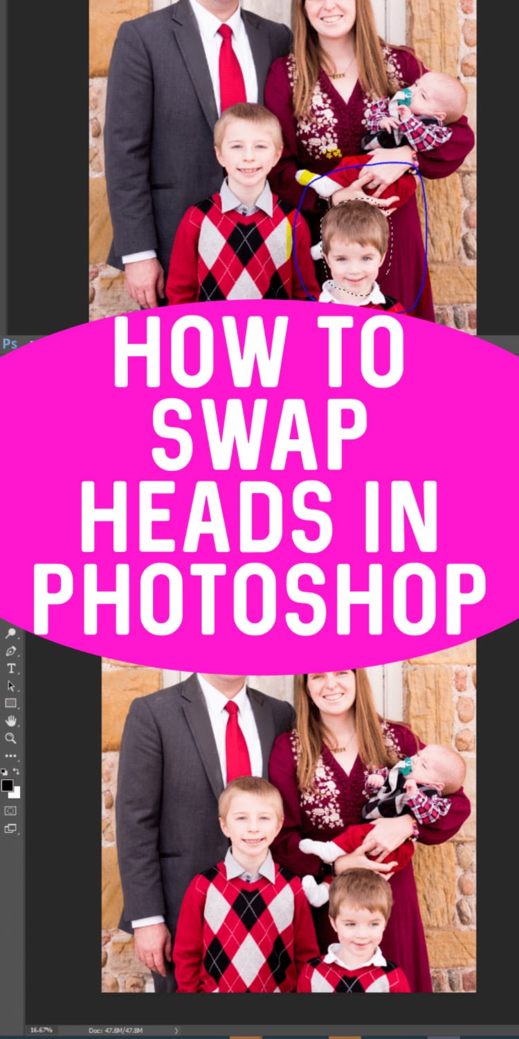 how to swap heads in photoshop