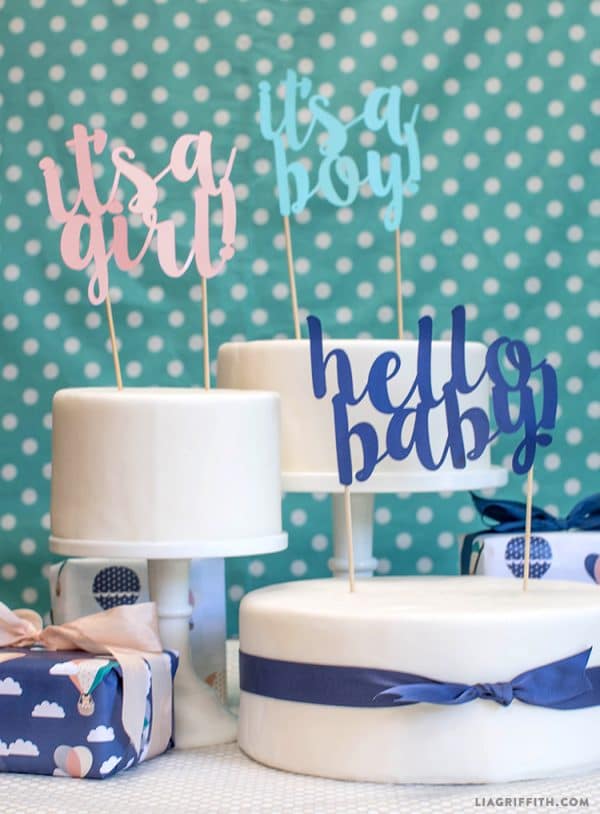 baby shower cake toppers