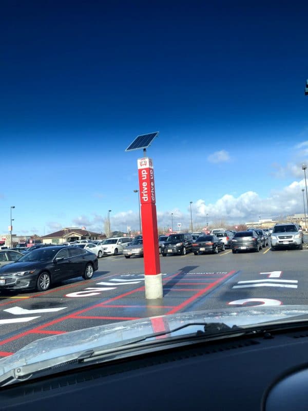 Target drive up station