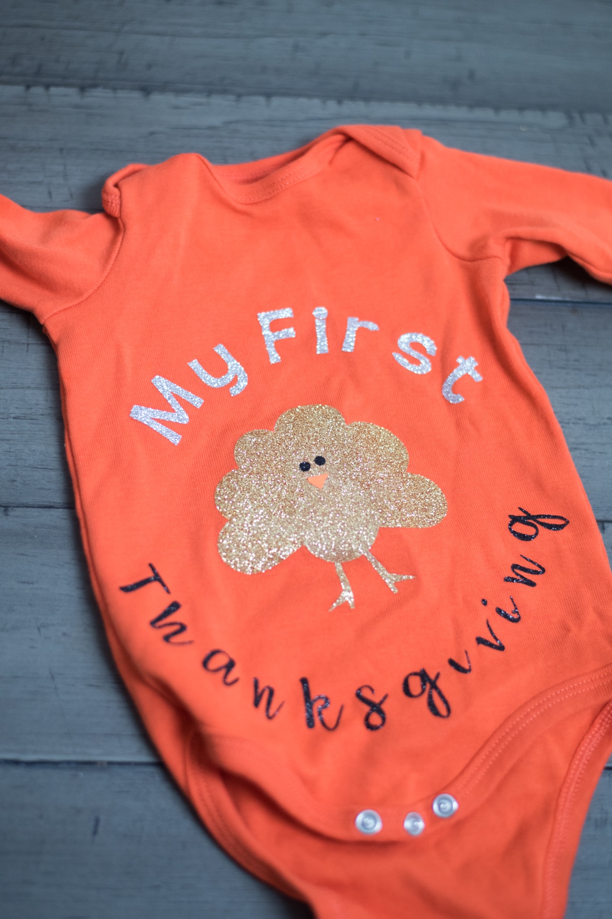 Baby's first Thanksgiving onesie