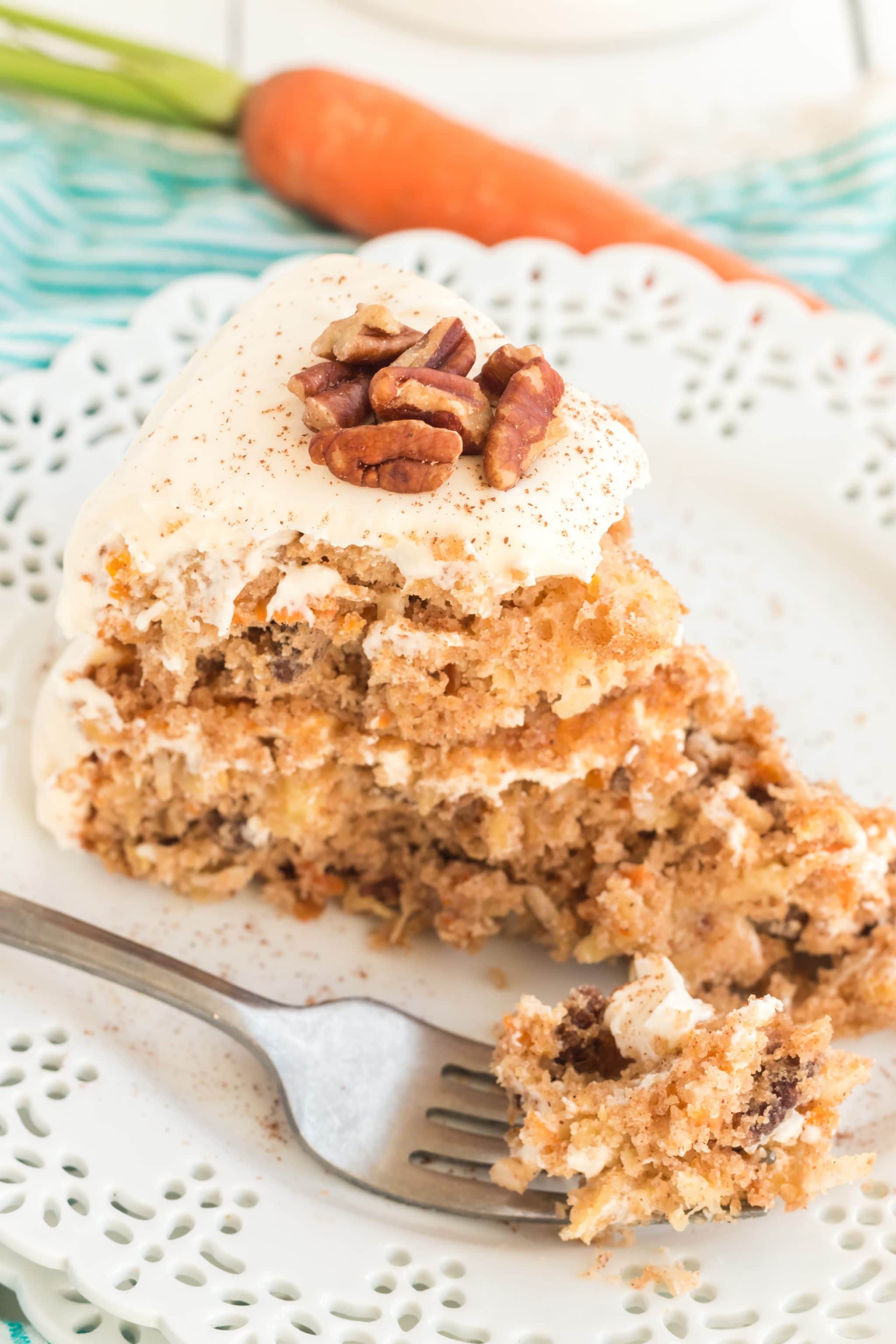 carrot cake made with spice cake mix 