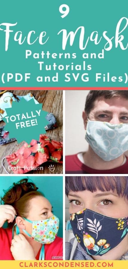 The 12+ Best Free Face Mask Patterns and Tutorials - Clarks Condensed