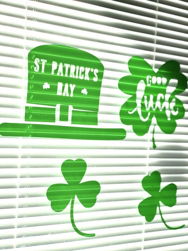 St. Patrick's Day Window Cling