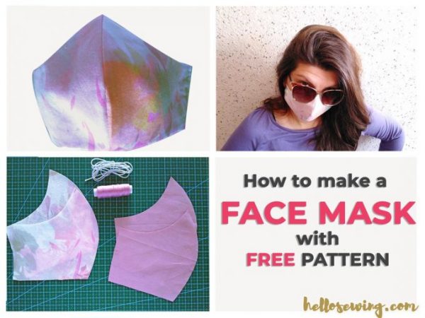 hello sewing face mask