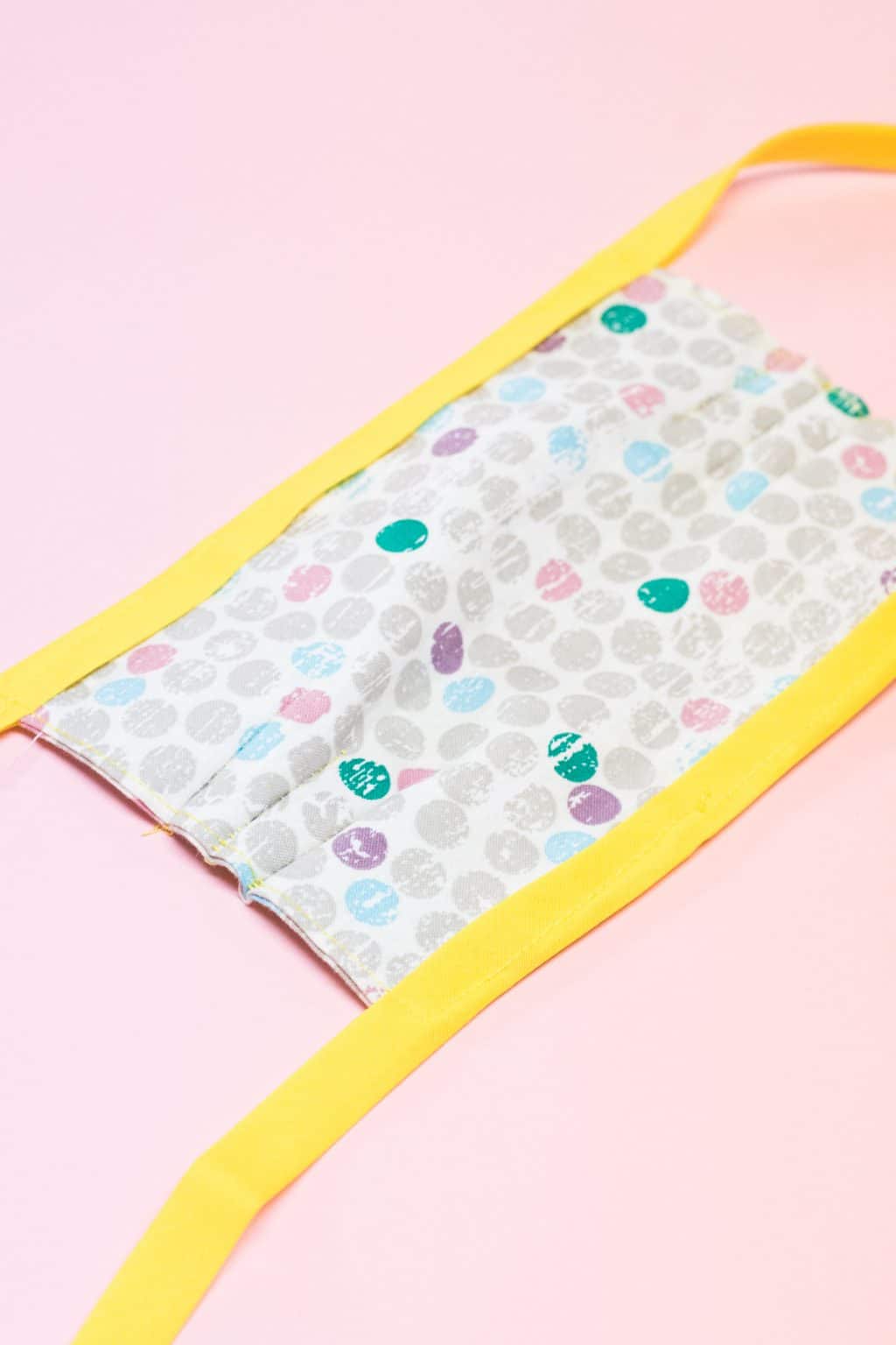 Easy DIY Face Mask with Ties (Bias Tape or Ribbon) Clarks Condensed