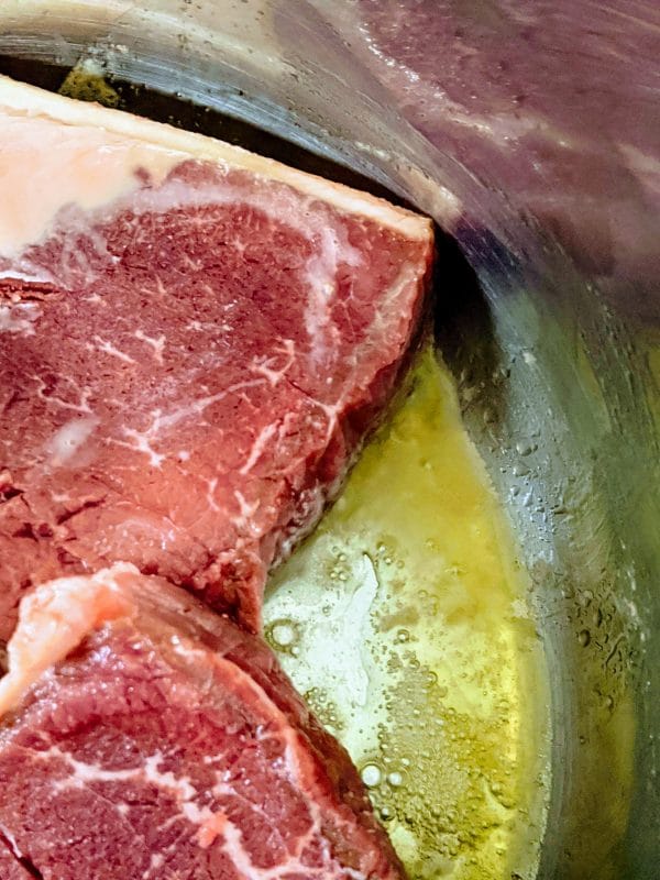 searing roast beef in instant pot with butter