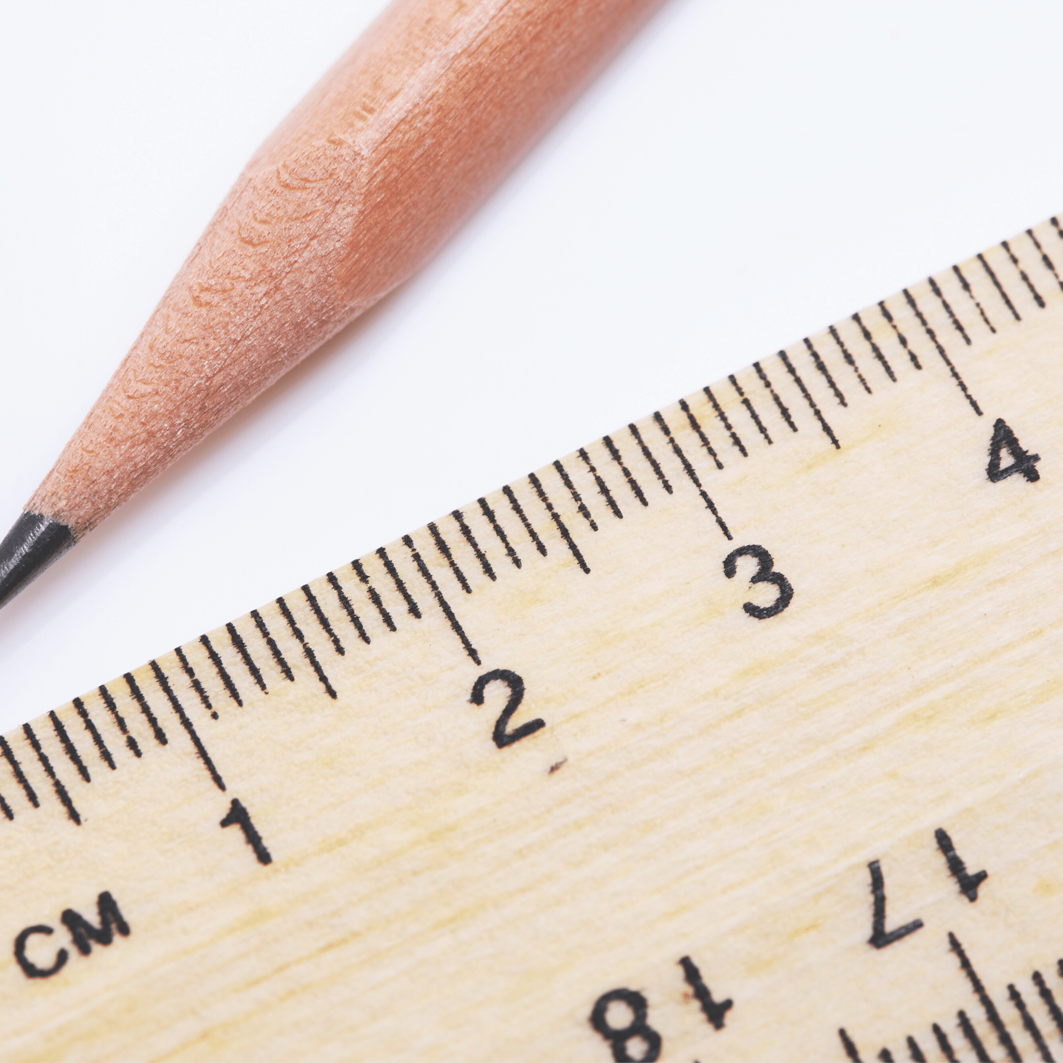 Ruler and pencil