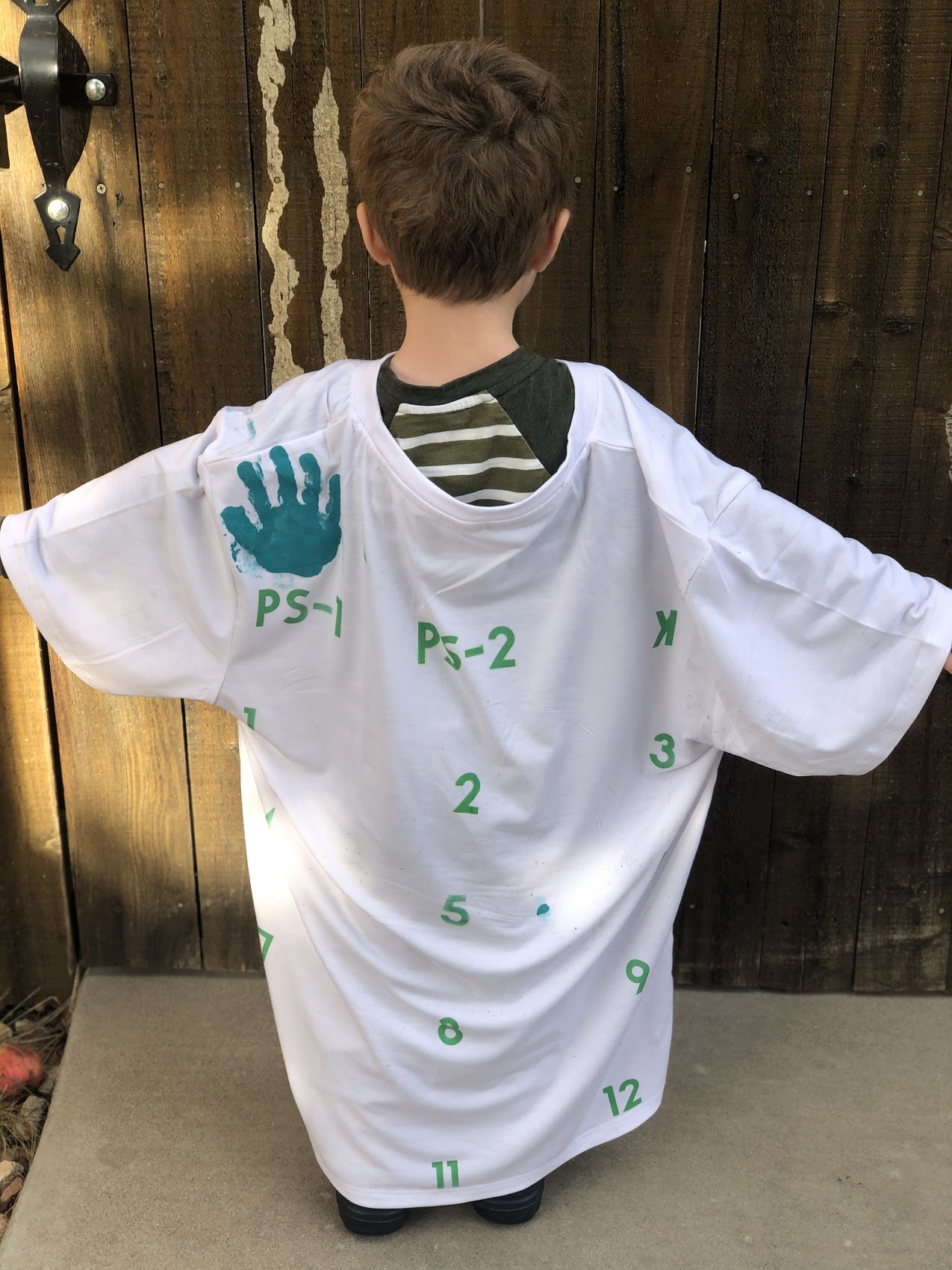 cricut handprint shirt