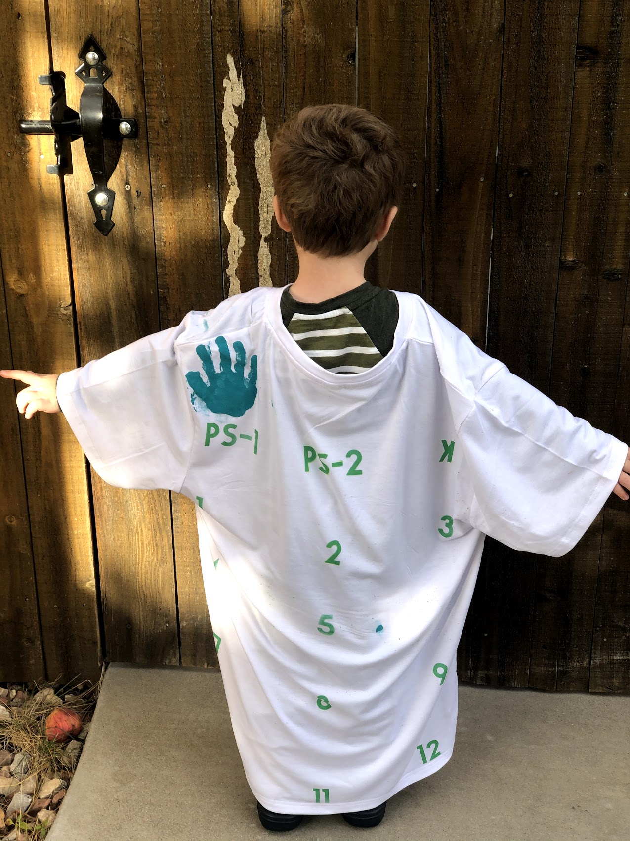 DIY Handprint Shirt for First Day of School (Cricut Design Space File)