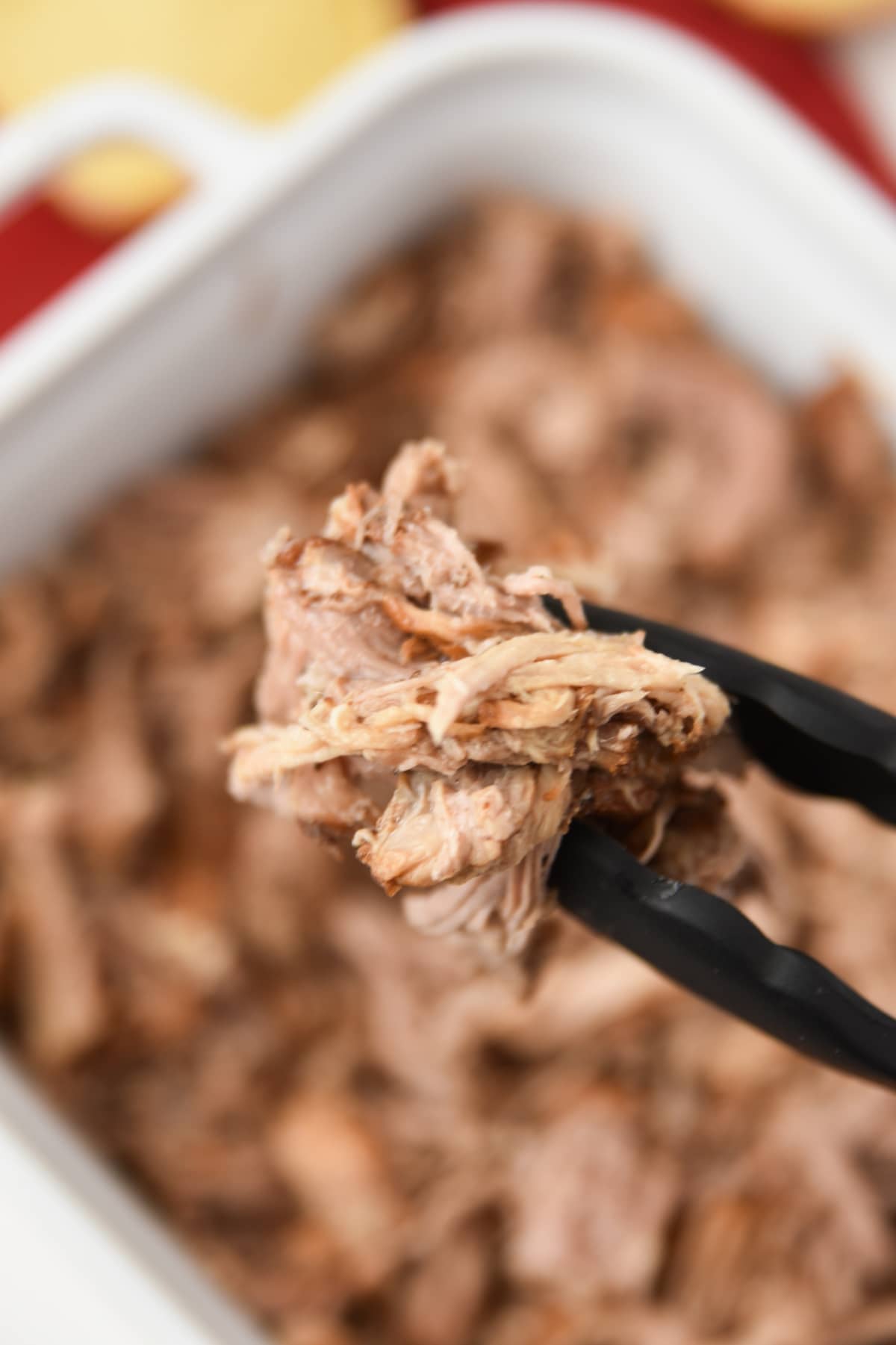 pulled pork close up