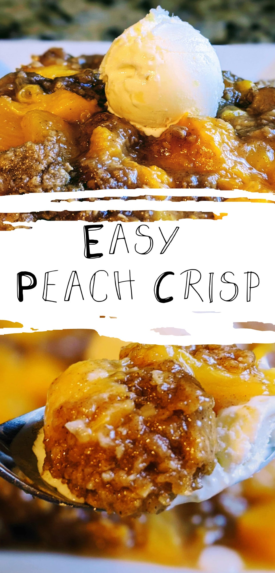 peach crisp cobbler pictures