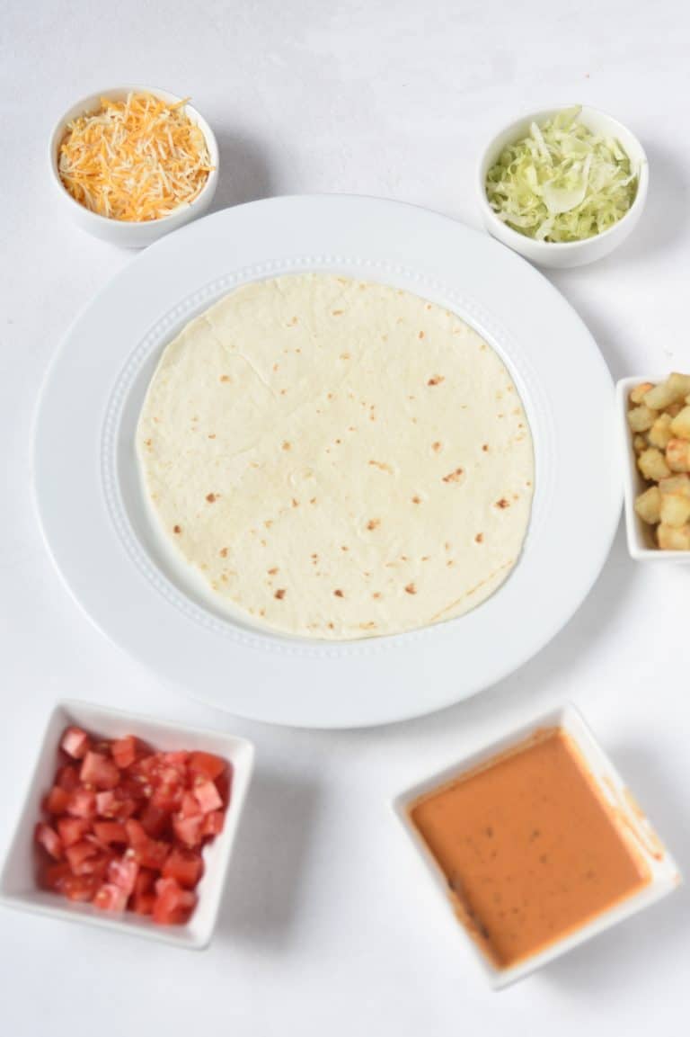 Copy Cat Taco Bell Spicy Potato Soft Taco and Spicy Chipotle Sauce