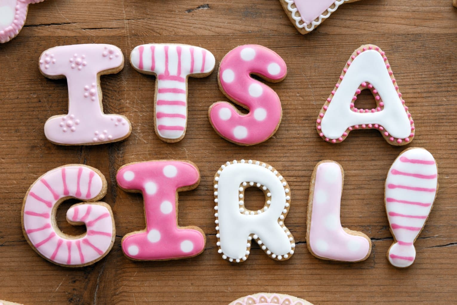 it's a girl cookies