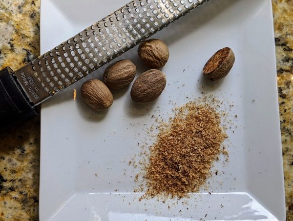 freshly grated nutmeg