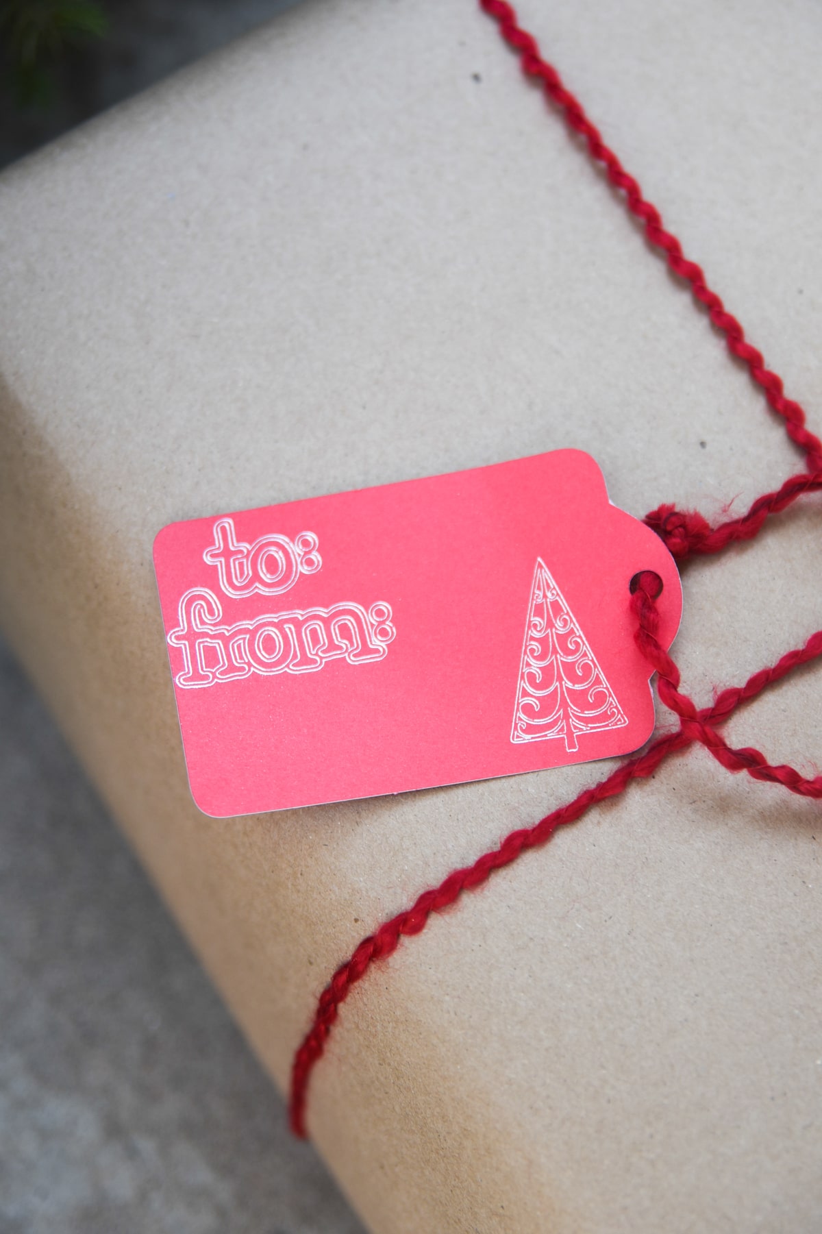 cricut gift tags