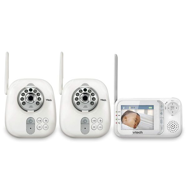 VTech VM321-2 Safe & Sound Video Baby Monitor with Night Vision and Two Cameras