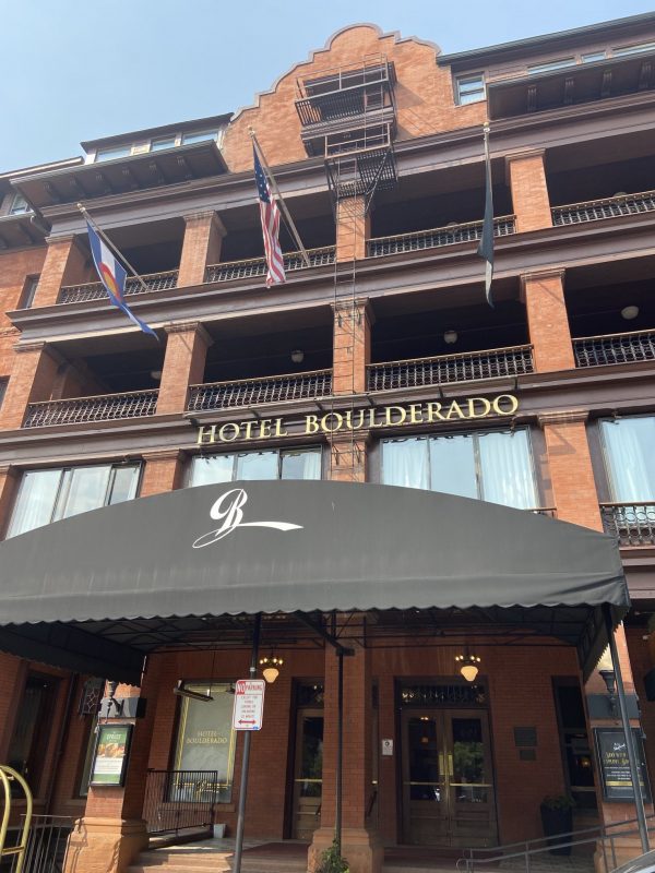 hotel boulderado - front of hotel