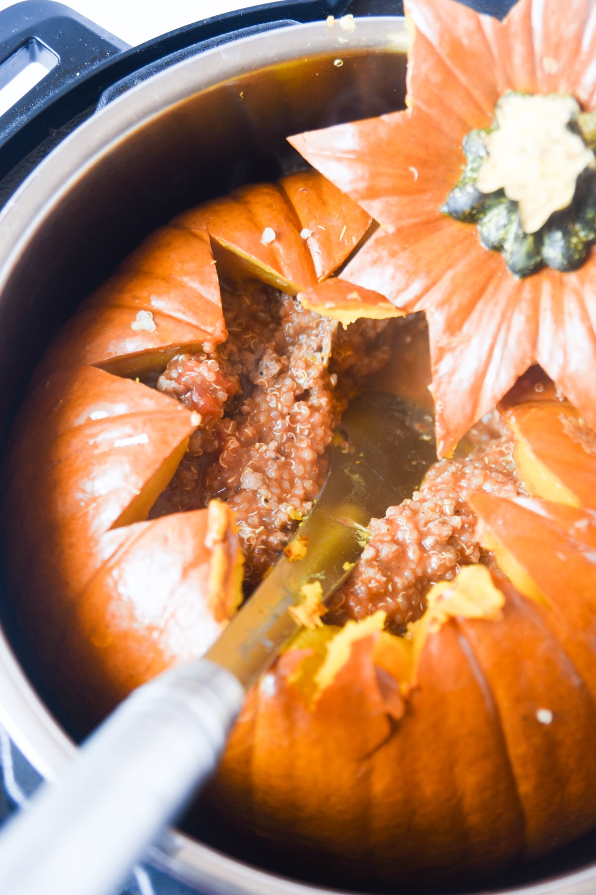 pumpkin inside instant pot