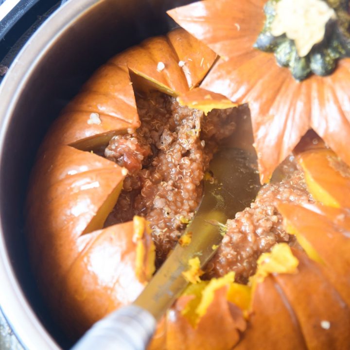 Instant Pot Dinner in a Pumpkin