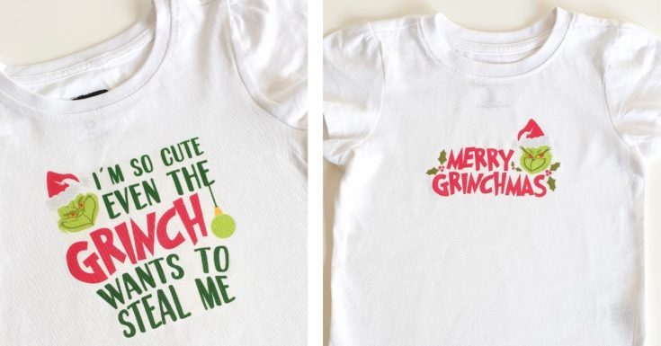 DIY Grinch Shirt – A Grinch Craft Using A Cricut Machine