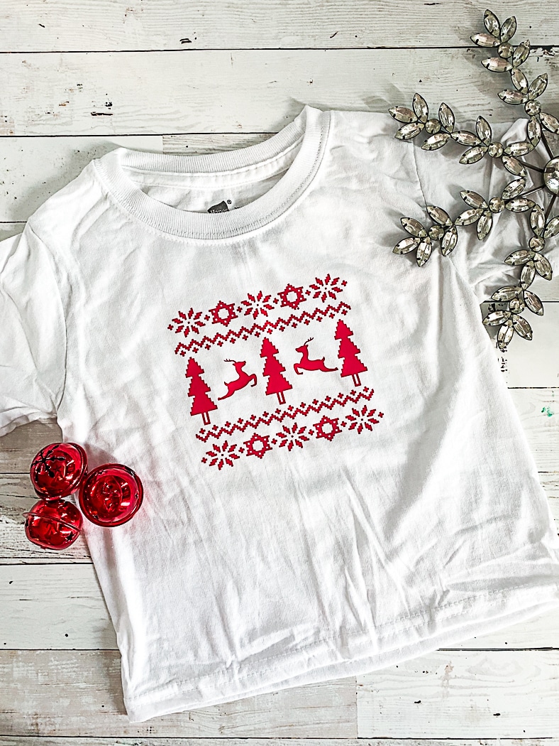 DIY Ugly Sweater Shirt with Cricut