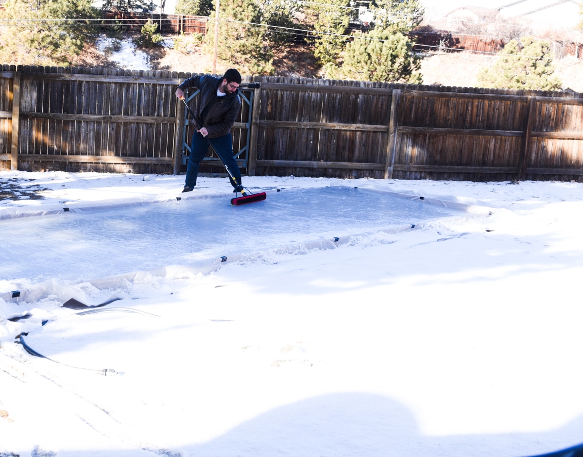 squeegee ice rink