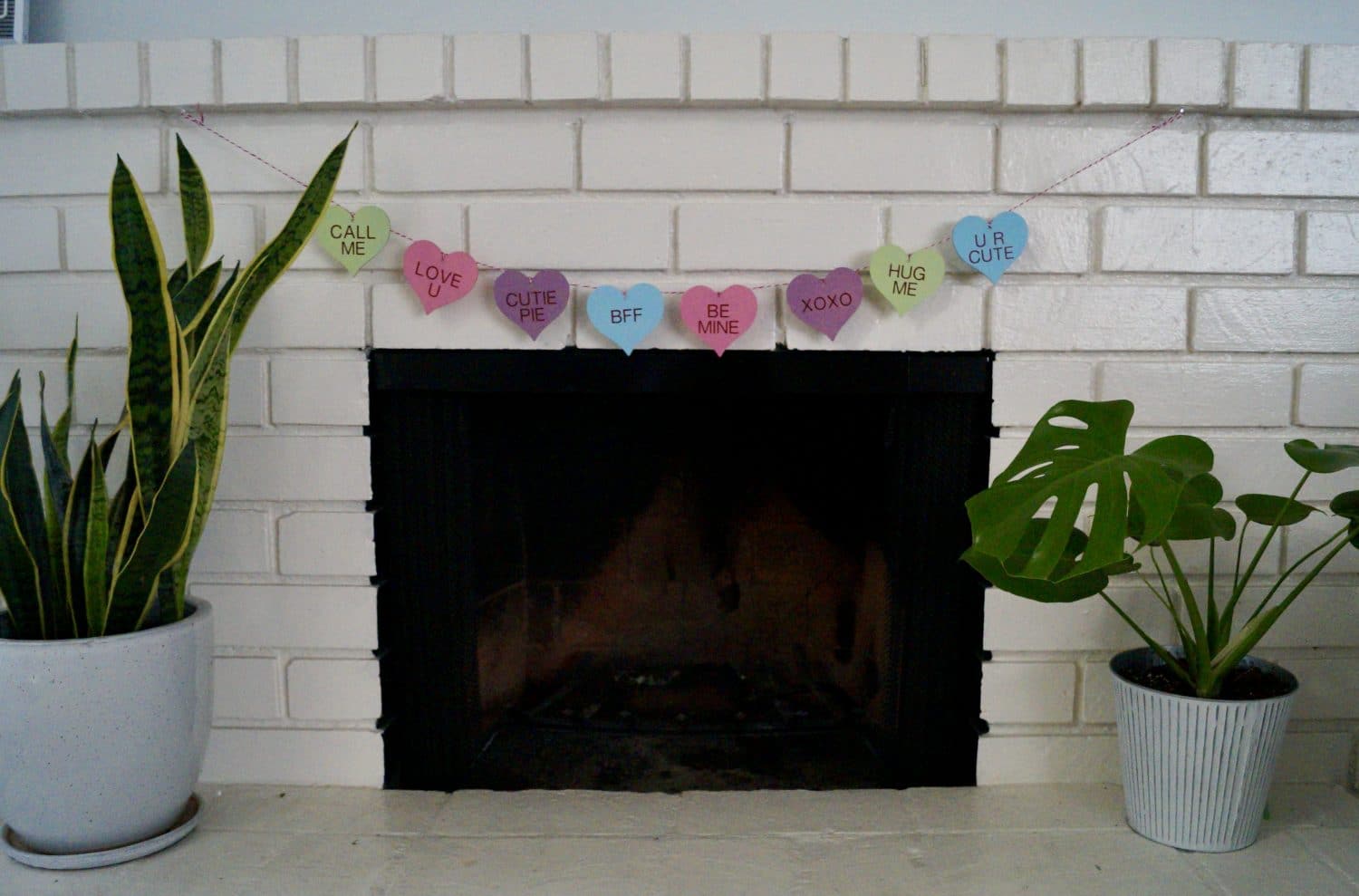 conversation heart banner